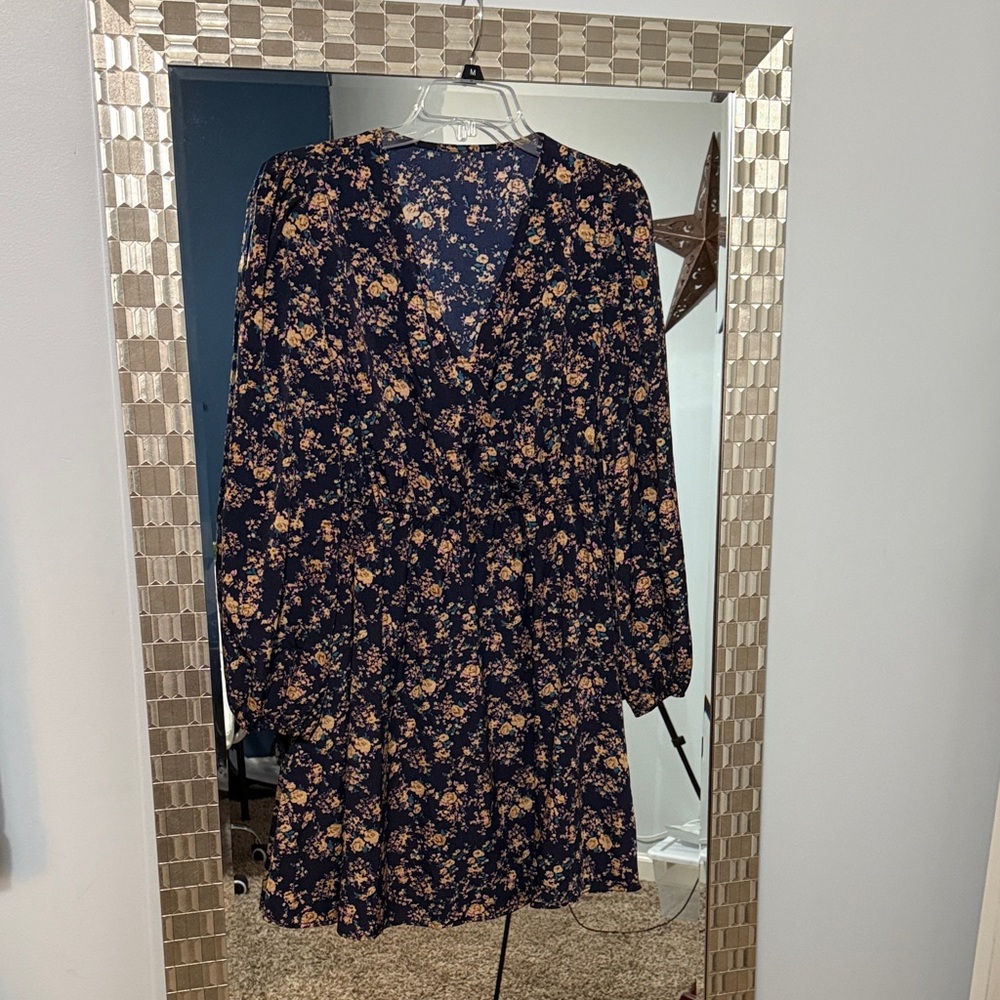 Floral Navy Dress